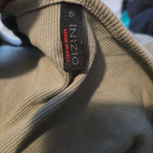 Inizio Linen Dress Size Small Lagenlook Pockets Artsy - Picture 7 of 8